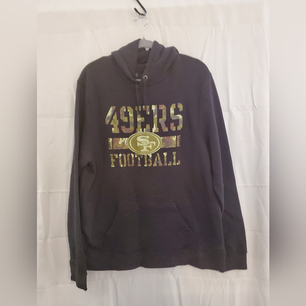 NWT- Forty Niner Black Hoodie Size XL